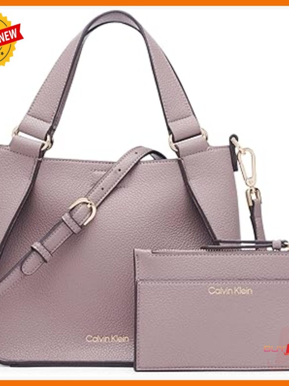 Faux Leather Satchel Crossbody Bag with Adjustable Strap & Multiple Pockets